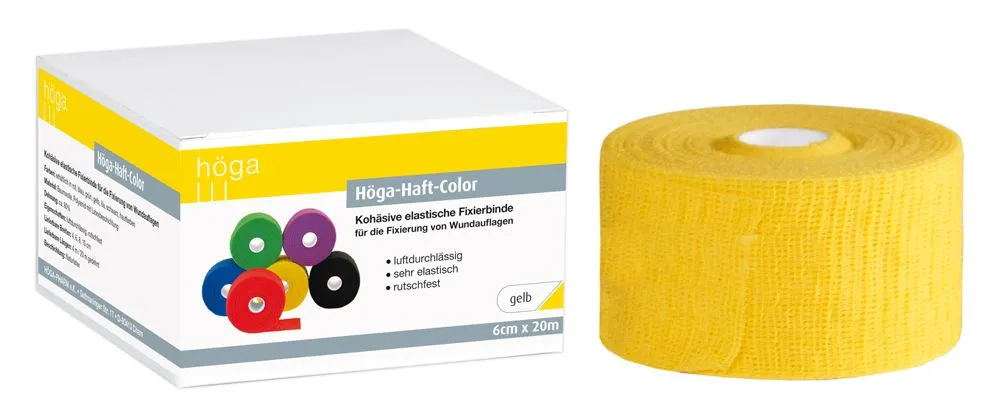 Höga Haft-Color fixatiezwachtel zelfklevend elastisch