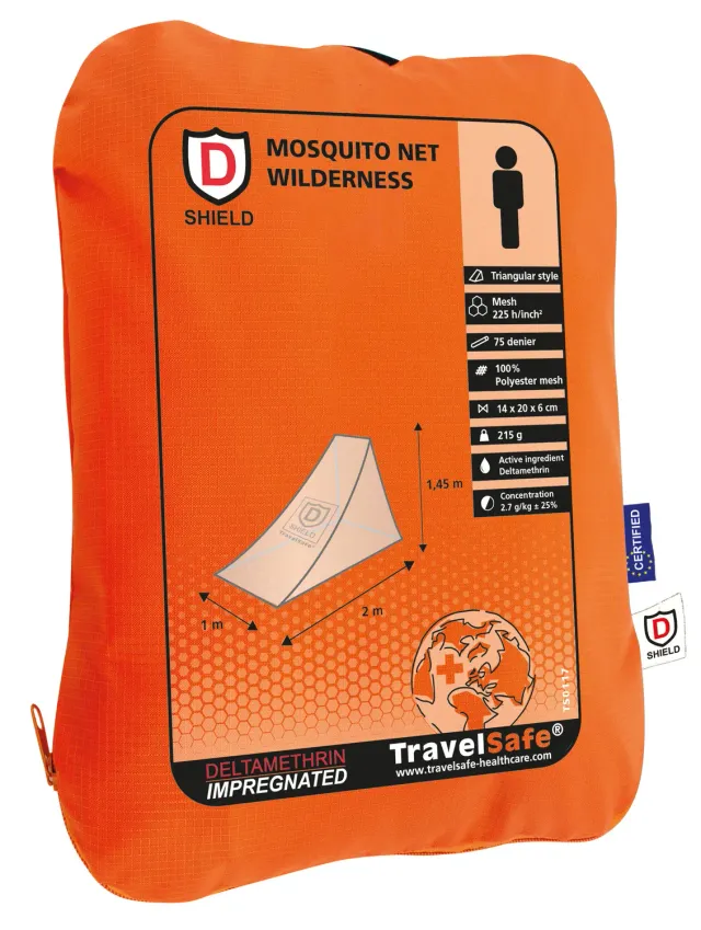 TravelSafe Wilderness Klamboe Geïmpregneerd 1-persoons