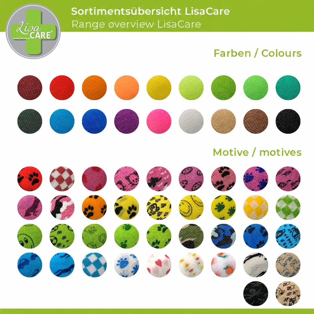 LisaCare zelfklevend verband 5cm x 4,5m beige