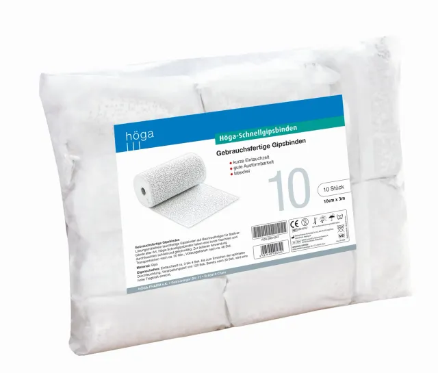 Höga gipszwachtel 10cmx3m snelhardend