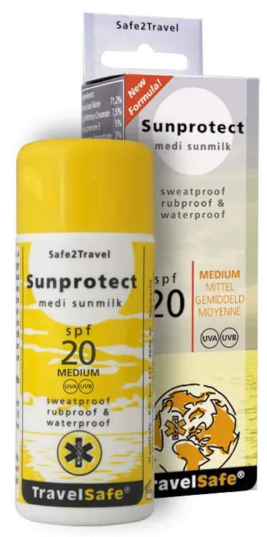 TravelSafe Sunprotect Zonnebrandcrème 75ml Waterproof