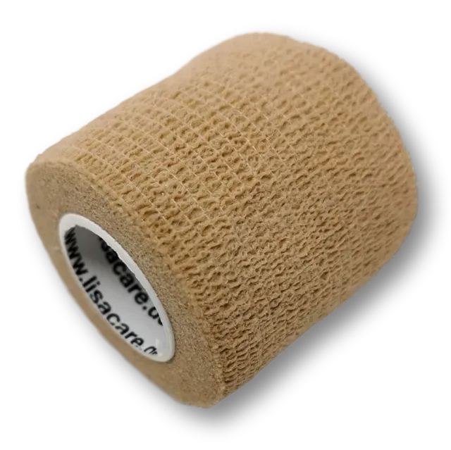 LisaCare latexvrij zelfklevend verband 5cm x 4,5m