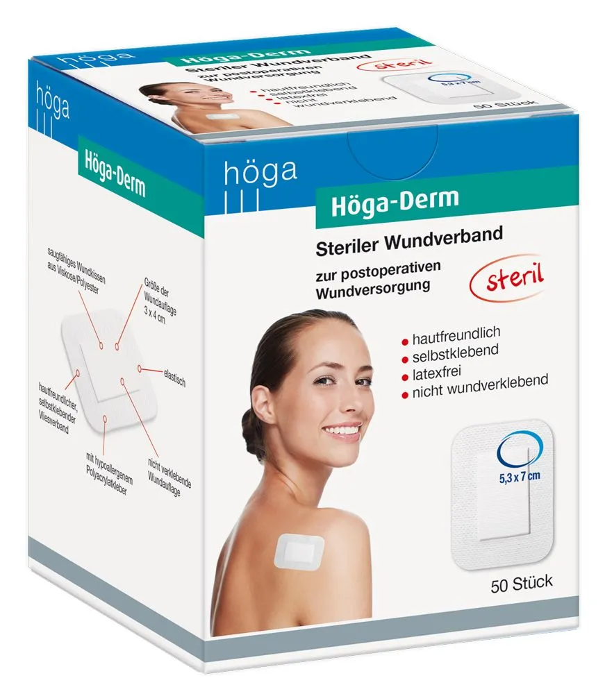 Höga Derm wondpleister steriel zelfklevend