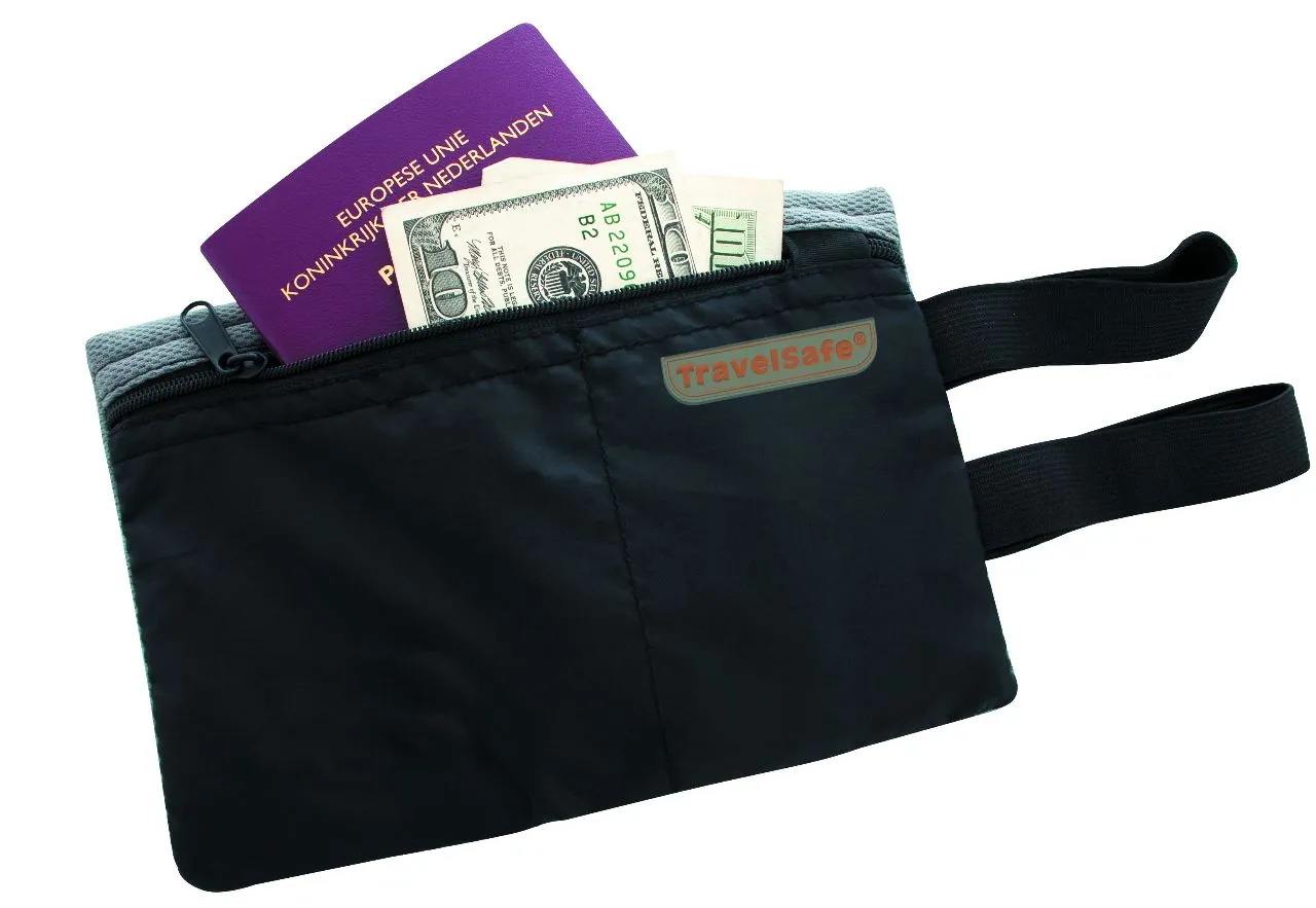 TravelSafe City Safe riemtasje met waterdicht vak