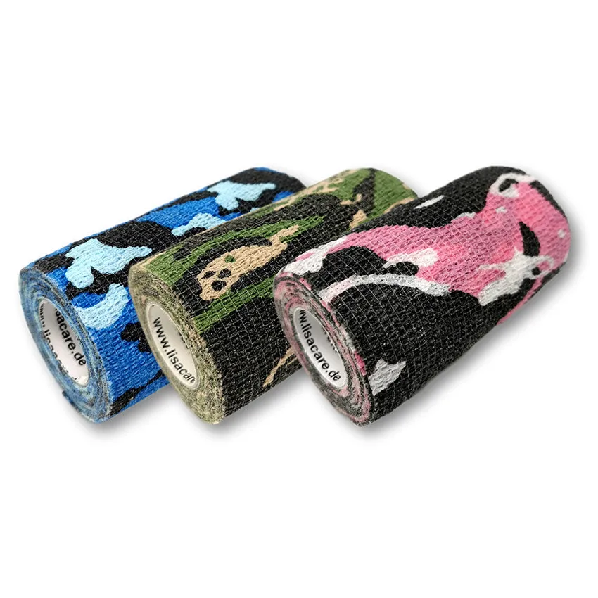 LisaCare zelfklevend verband camouflage 3 stuks