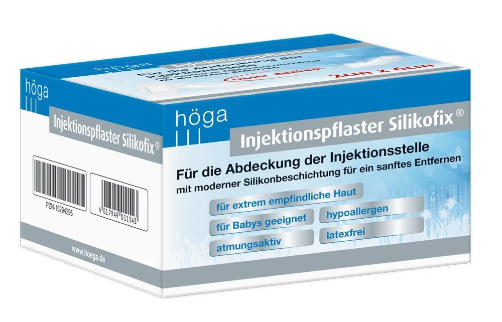 Höga Silikofix injectiepleister siliconen