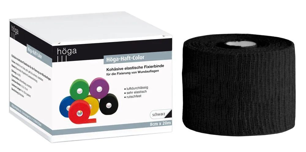 Höga Haft-Color fixatiezwachtel zelfklevend elastisch