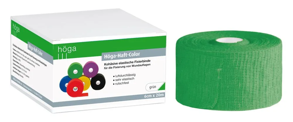 Höga Haft-Color fixatiezwachtel zelfklevend elastisch