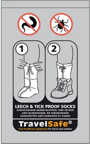 TravelSafe Anti Bloedzuiger-/Tekensokken one size
