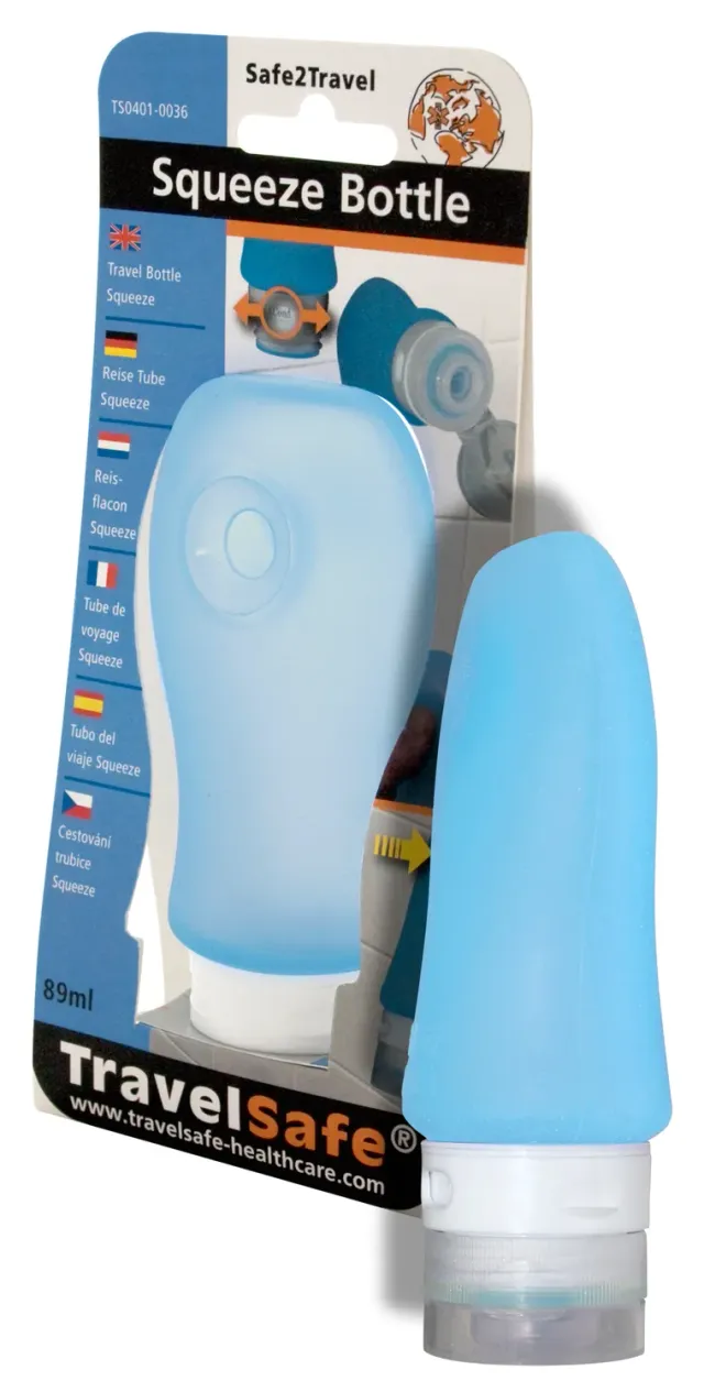 TravelSafe Siliconen Knijpfles 89 ml