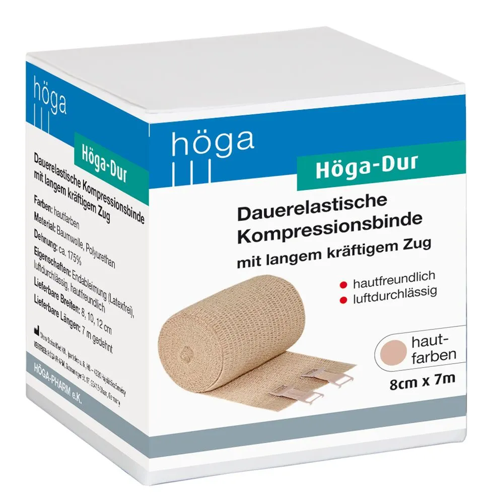 Höga-Dur compressiezwachtel huidskleur