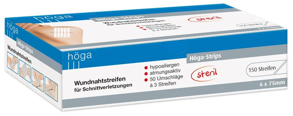 Höga-Strips wondnahtstrip steriel