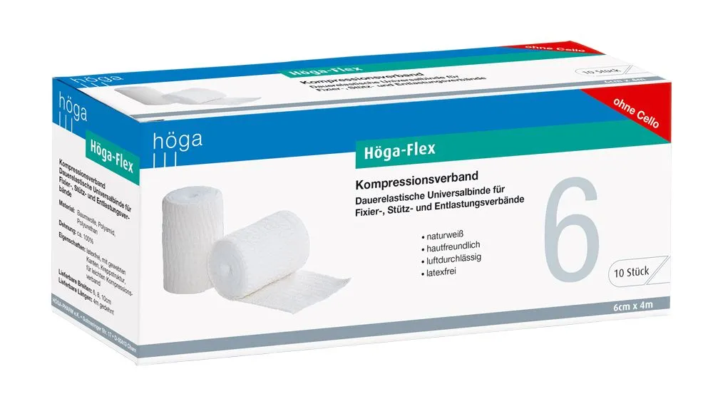 Höga Flex compressiezwachtel latexvrij