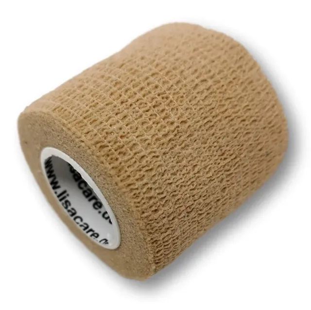 LisaCare zelfklevend verband 5cm x 4,5m beige