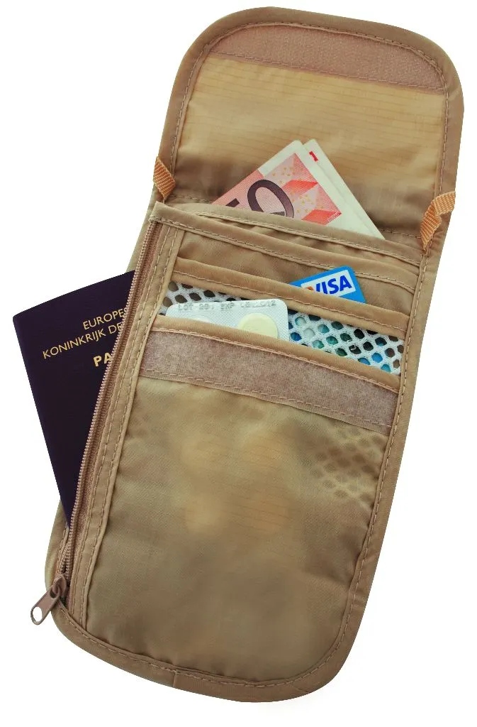 TravelSafe Check Out halstasje reispapieren