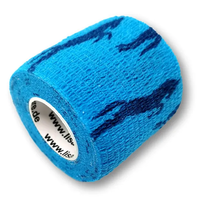 LisaCare paarden zelfklevend verband 5cm x 4,5m blauw
