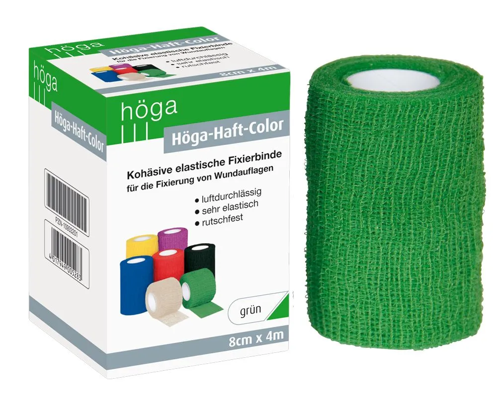 Höga Haft-Color fixatiezwachtel zelfklevend elastisch