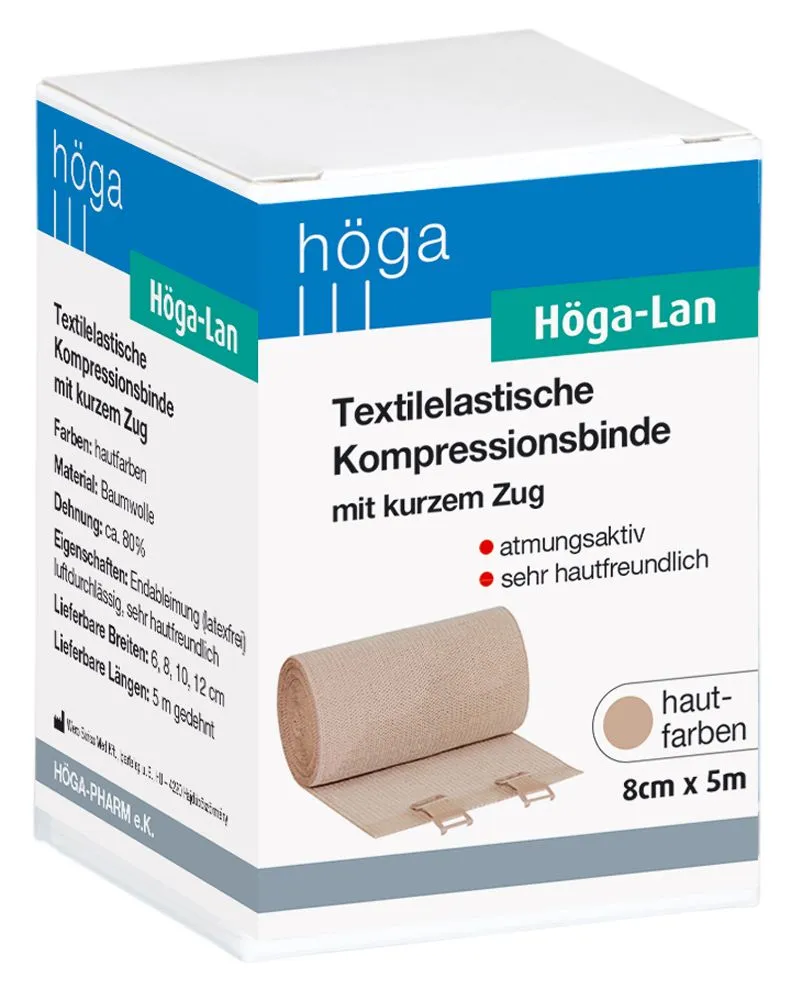 Höga Lan compressiezwachtel korte rek