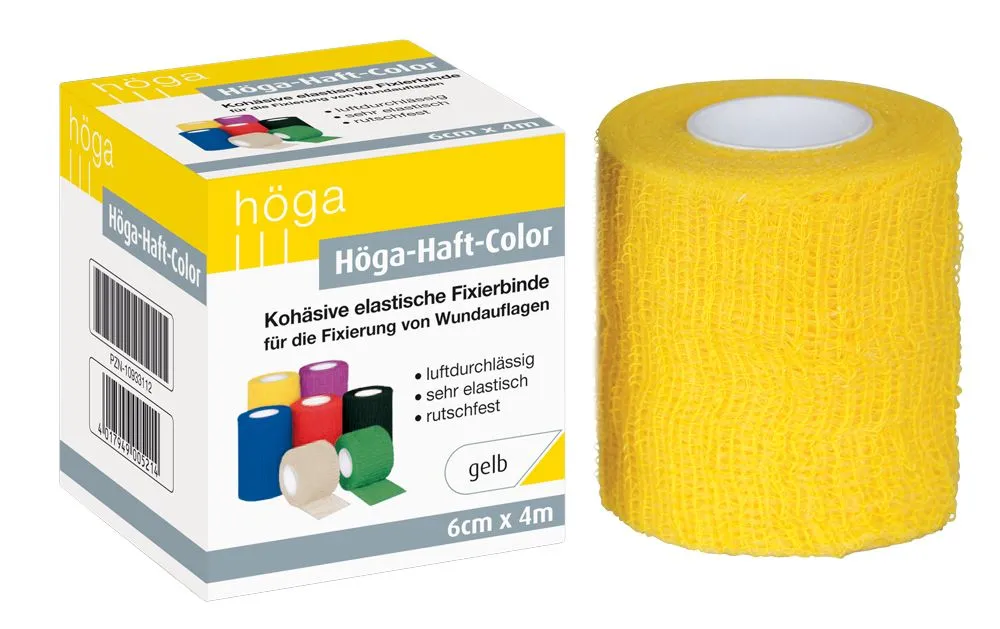 Höga Haft-Color fixatiezwachtel zelfklevend elastisch