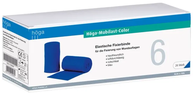 Höga-Mubilast-Color fixatiezwachtel, blauw, luchtig