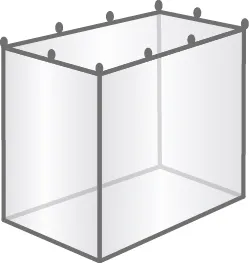 TravelSafe babyklamboe boxmodel 160x75 cm niet geïmpregneerd