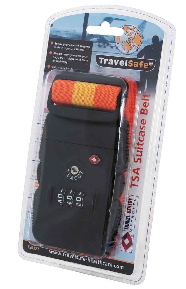 TravelSafe Webbing TSA-Kofferriem 190 cm Cijferslot