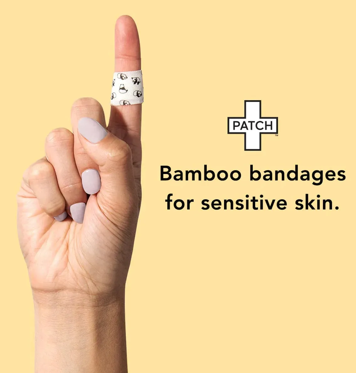 Patch Kids bamboe pleisters panda