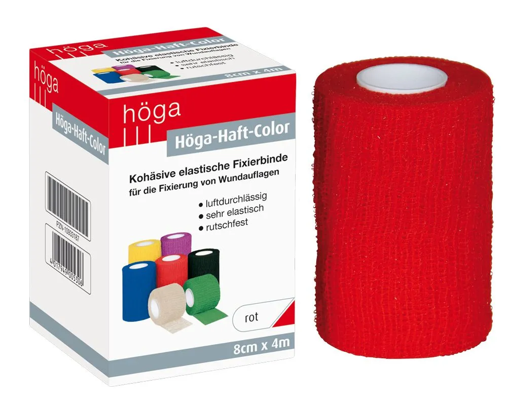 Höga Haft-Color fixatiezwachtel zelfklevend elastisch
